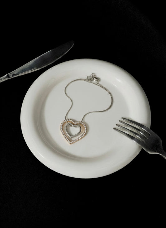 Silia necklace - stainless steel