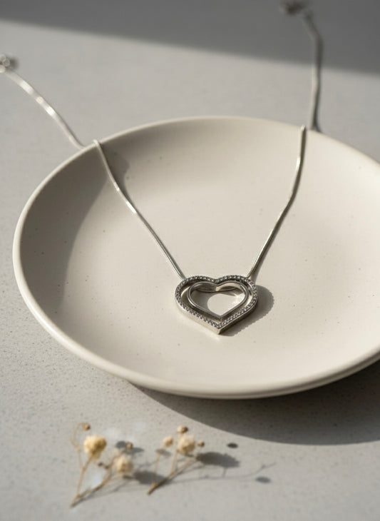 Silia necklace - stainless steel