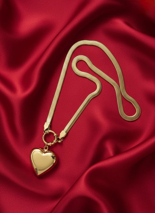 Love necklace - stainless steel